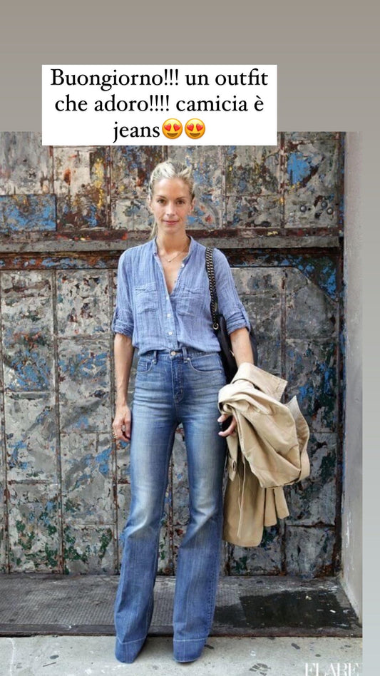 Look di oggi...jeans e camicia